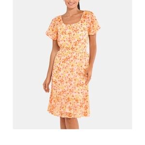 Womens The Children's Place Mommy And Me Floral GeorgetteTiered Dress